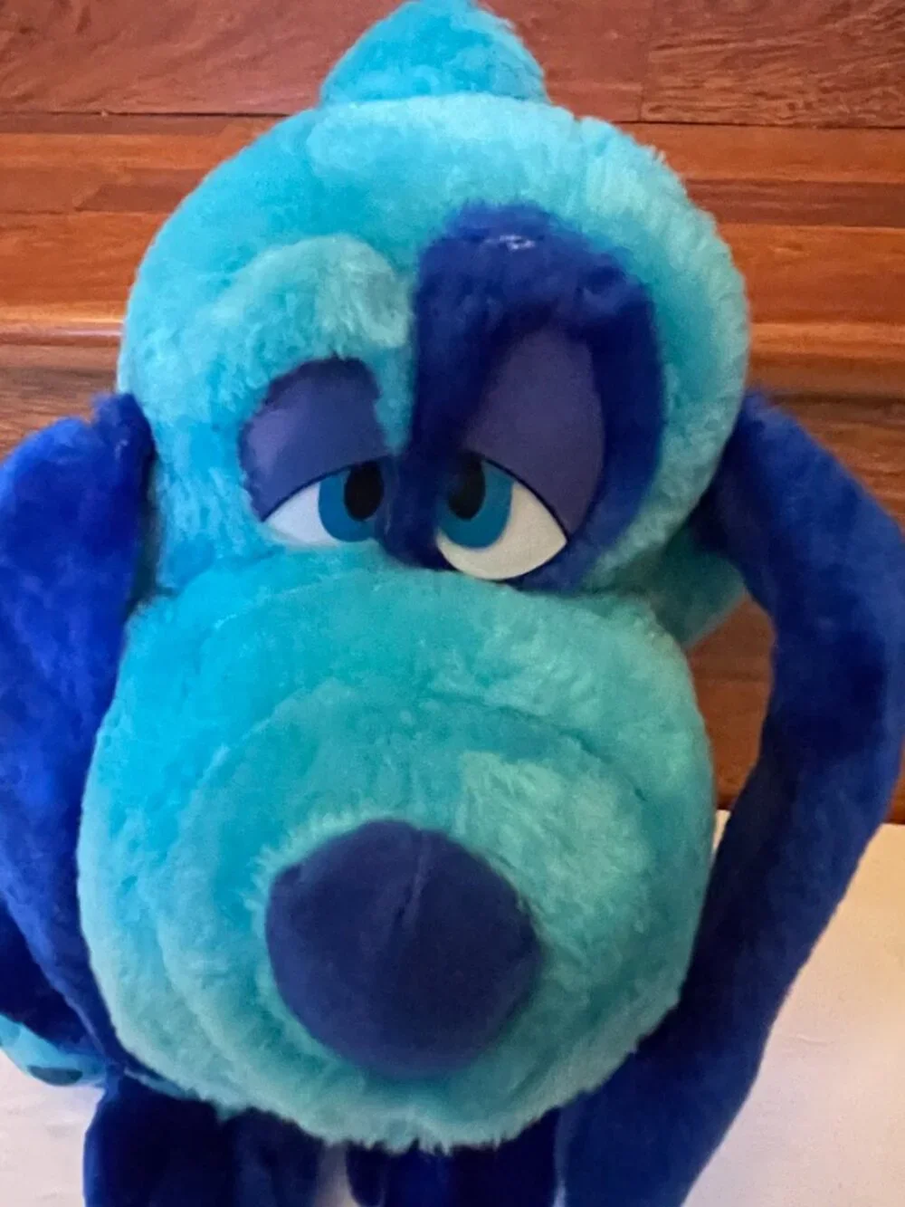 VTG 1998 Classic Toy Company Plush Stuffed Blue Dog Long Ears Droopy Eyes MINT